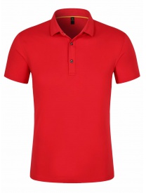 男式红色都市系列广告衫